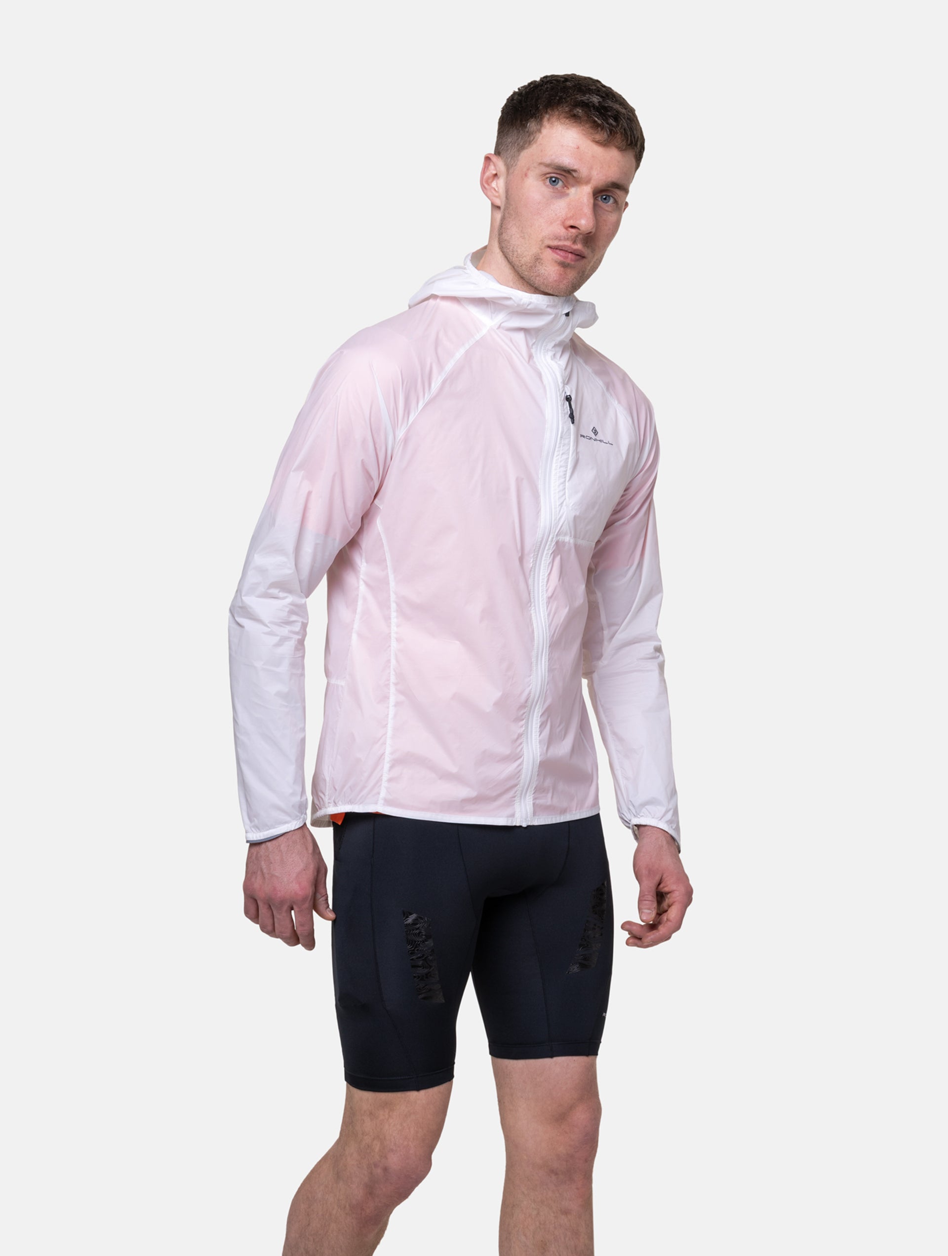 Ronhill Tech All-Terrain giacca running antivento bianca