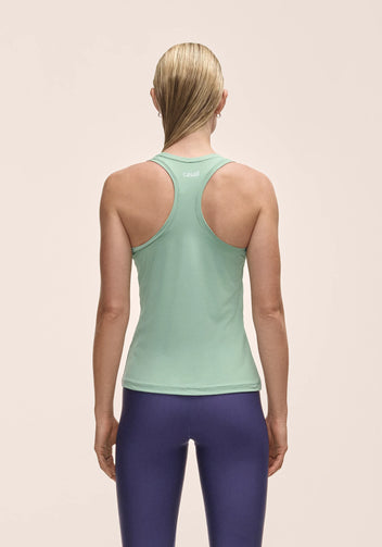 Casall Essential Racerback canotta donna verde traspirante