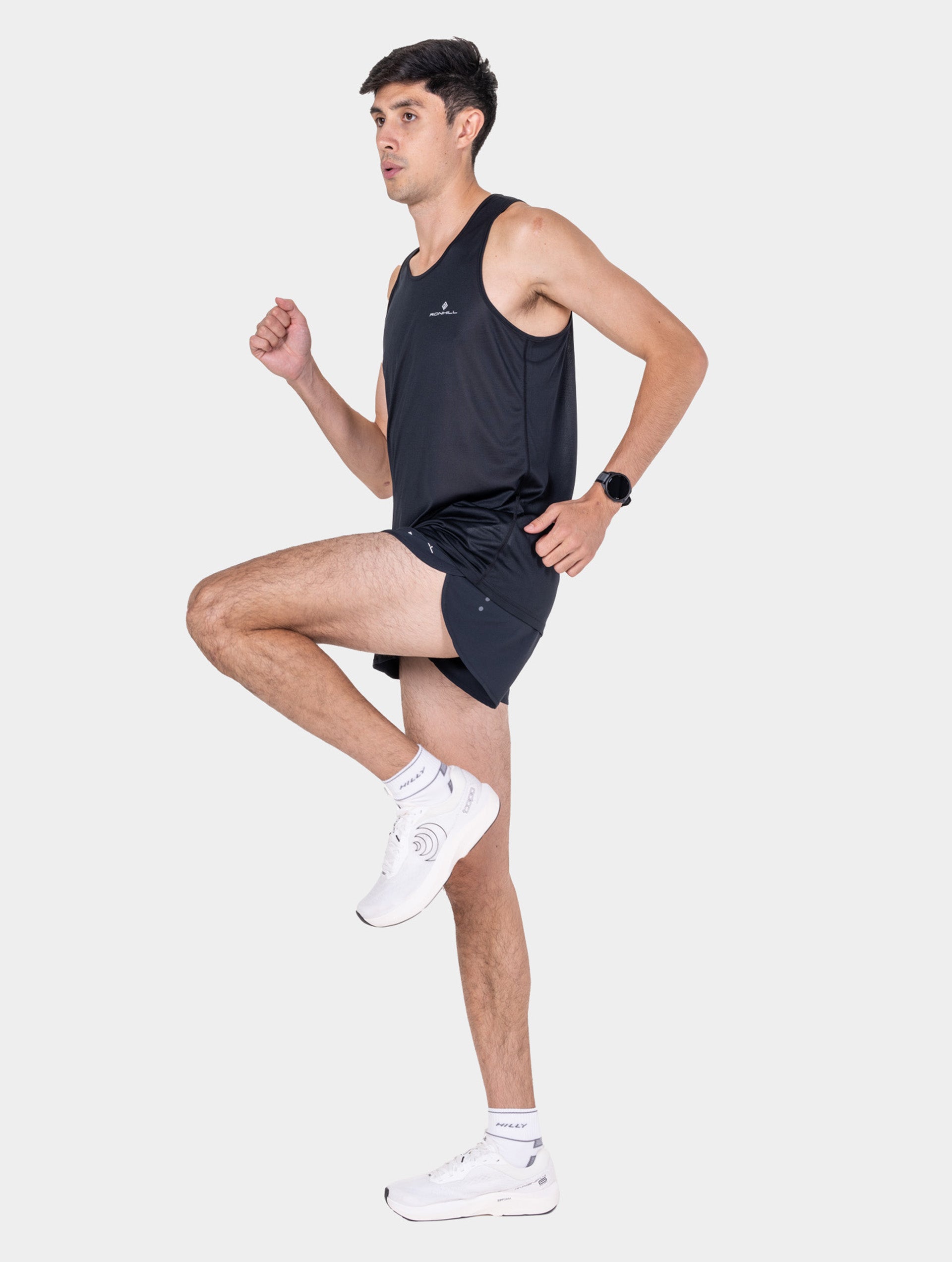 Ronhill Core Vest canotta running nera traspirante