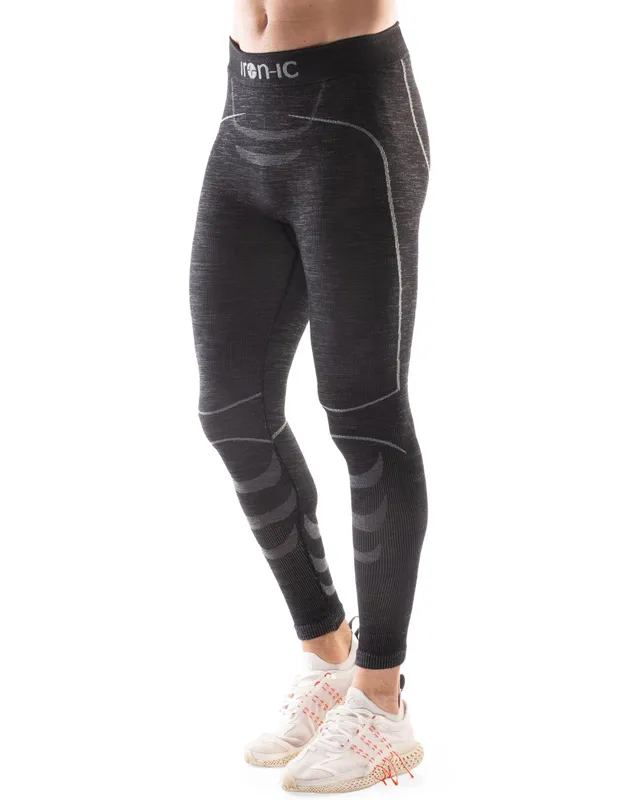 IRON-IC Ultra Warm 600824 Leggings Uomo S-M Merino