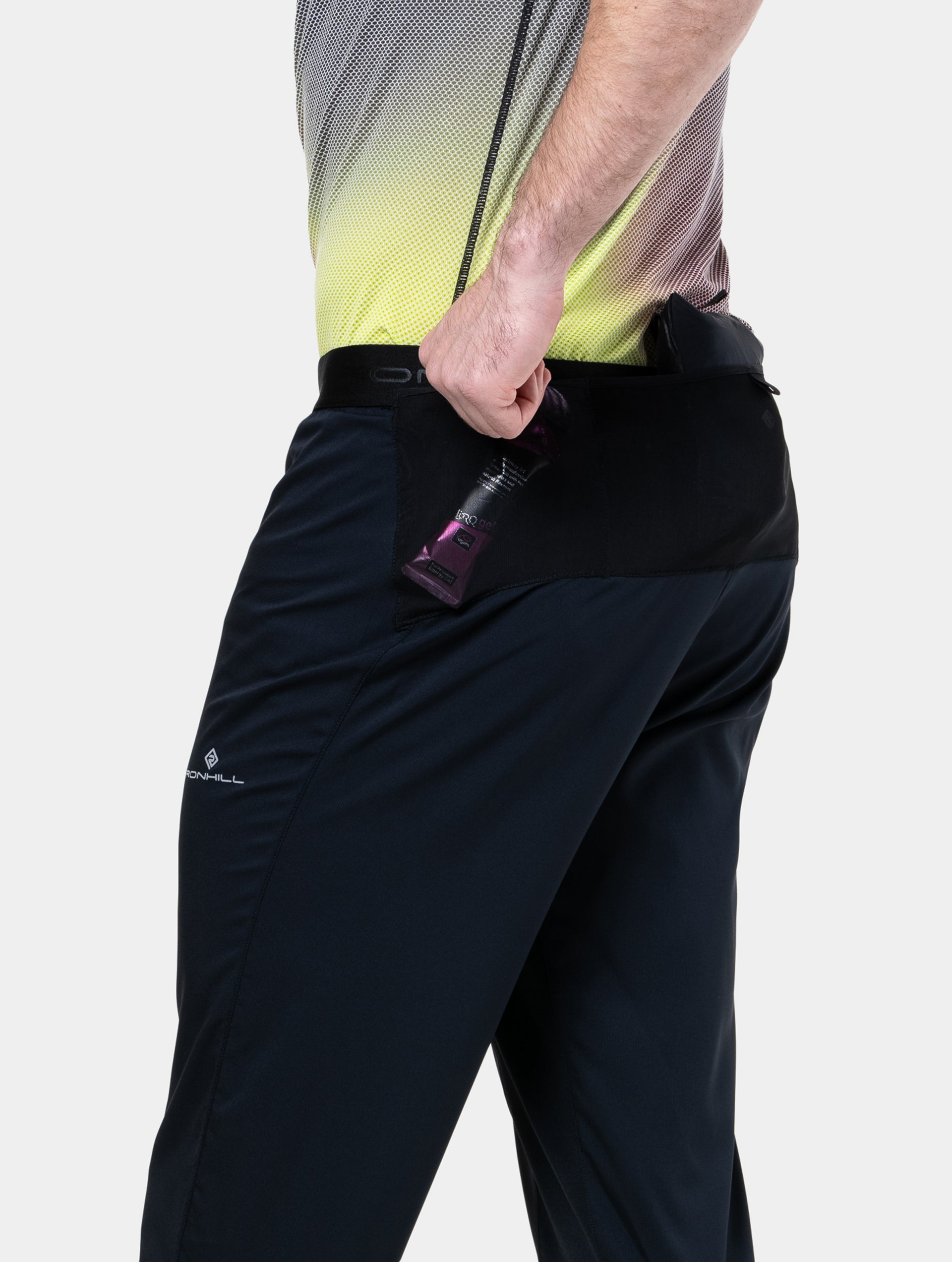 Ronhill Tech All-Terrain Trackster pantaloni uomo neri tasche