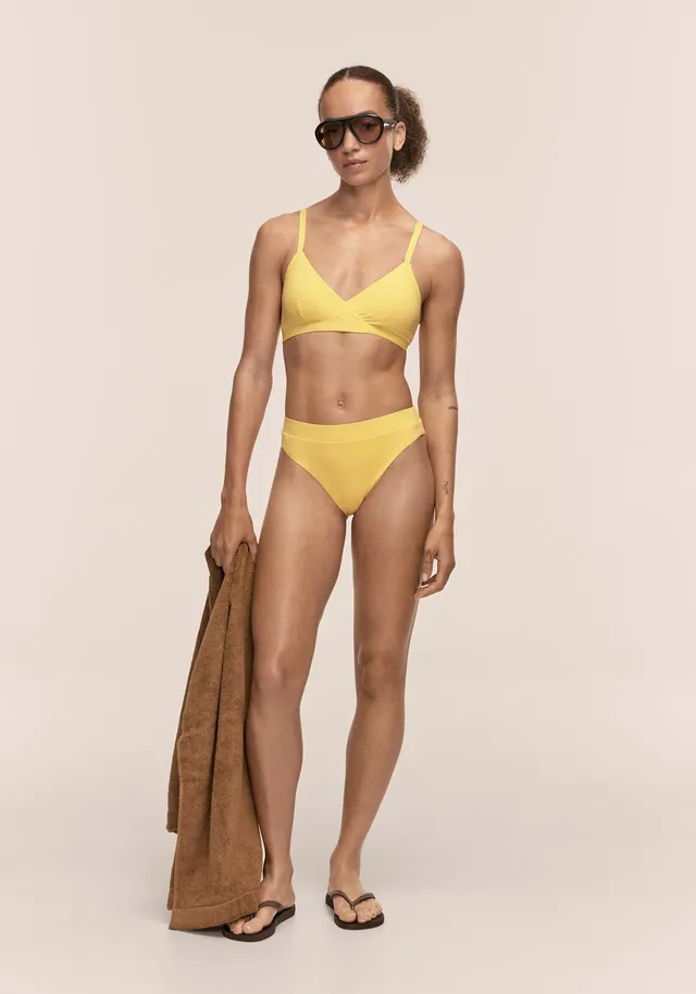 Casall High Waist Bikini Brief slip Sunflower vita alta