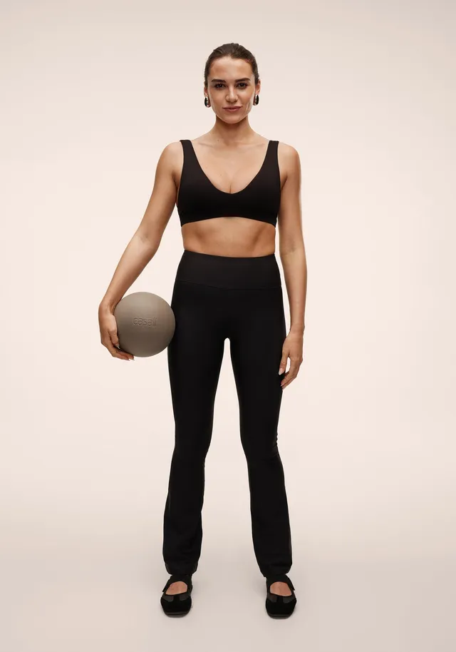 Casall Soft Touch Flared Pants flare neri yoga