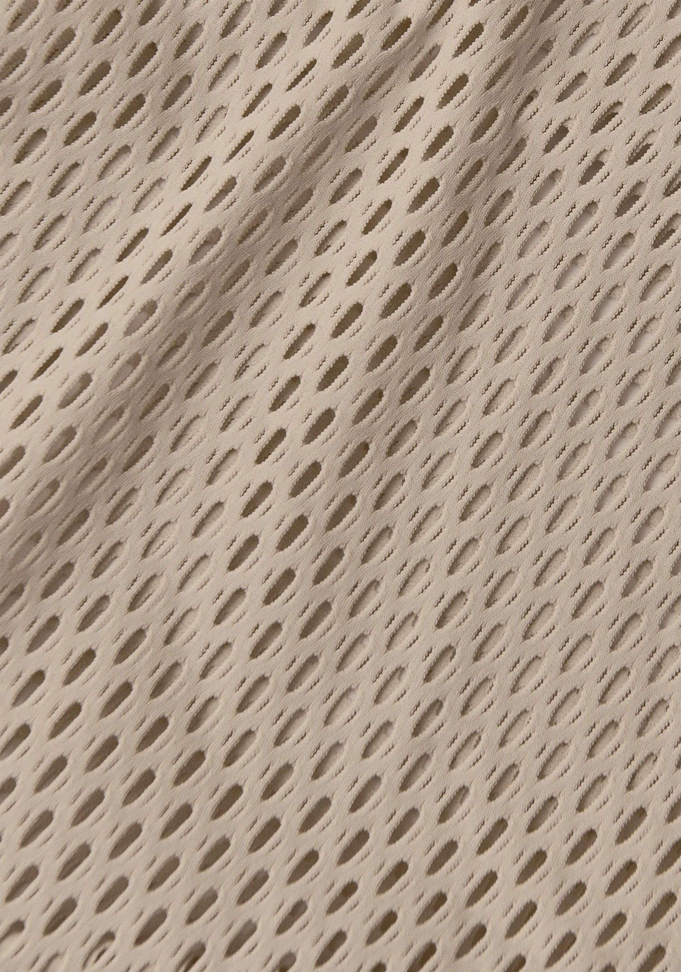 Casall Open Mesh Longsleeve maglia ecru traspirante