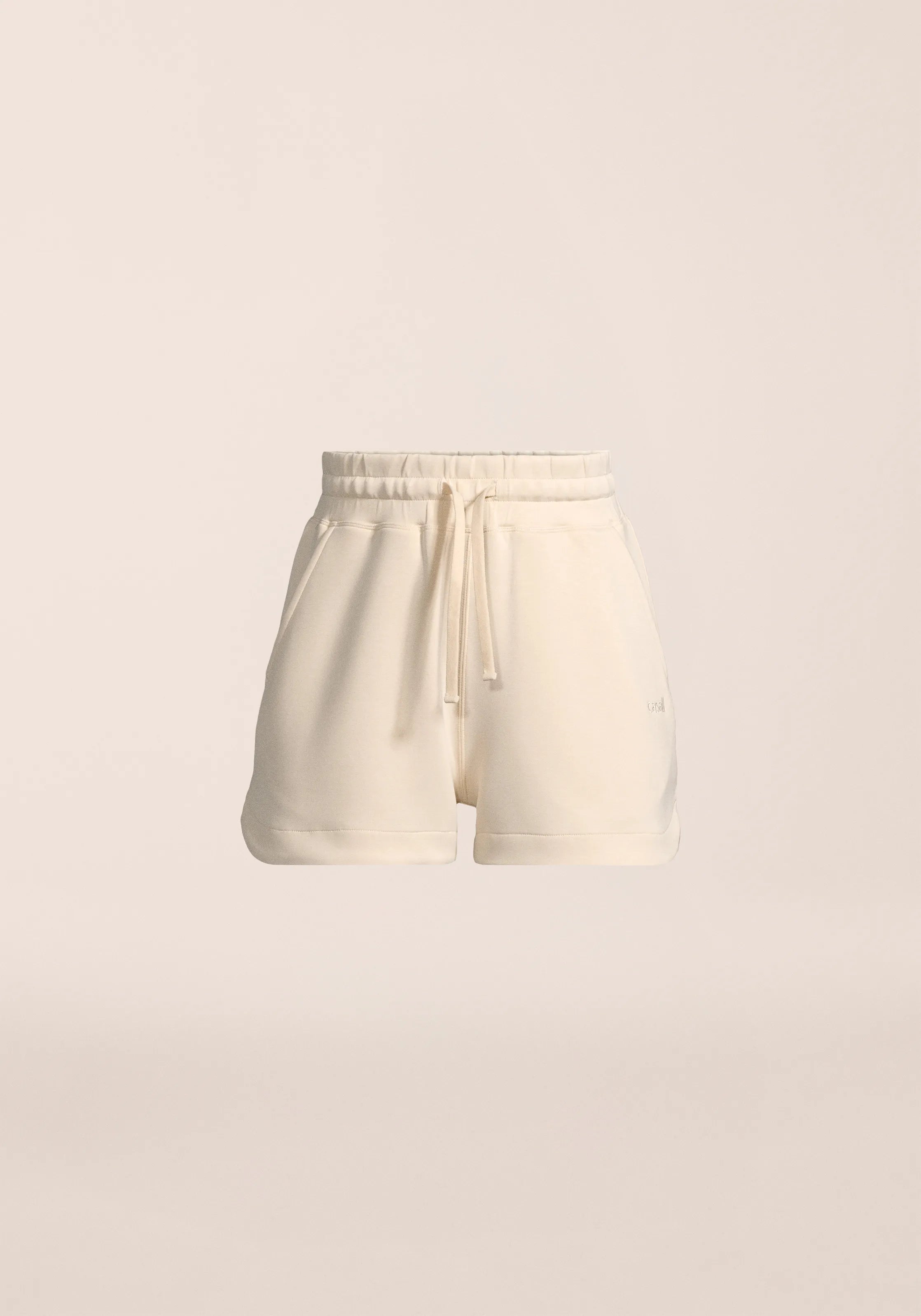 Casall Peachy Shorts pantaloncini lamb white morbidi