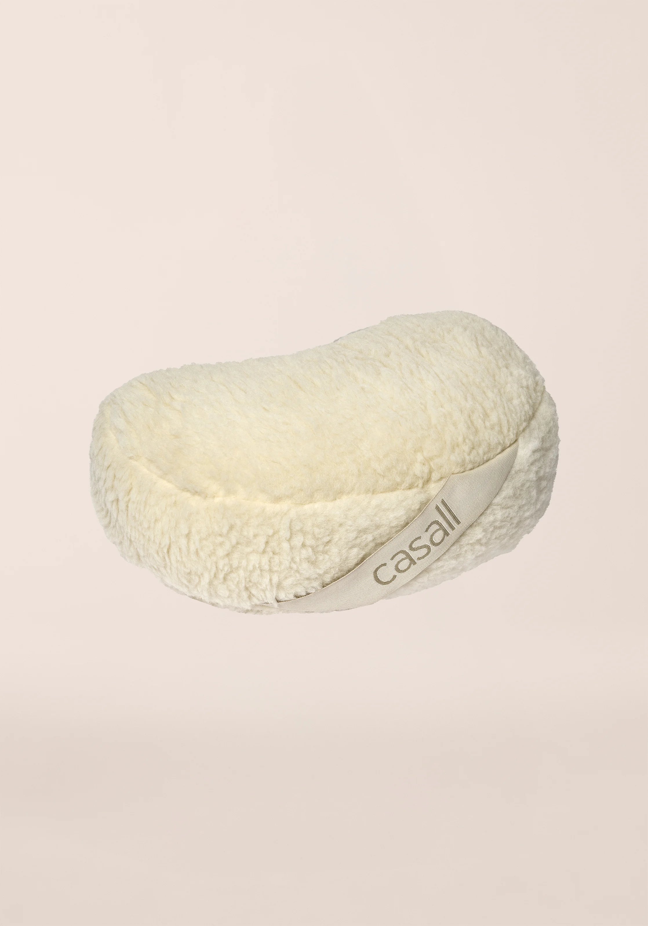 Casall Meditation Half Moon Pillow Wool cuscino lana bianco
