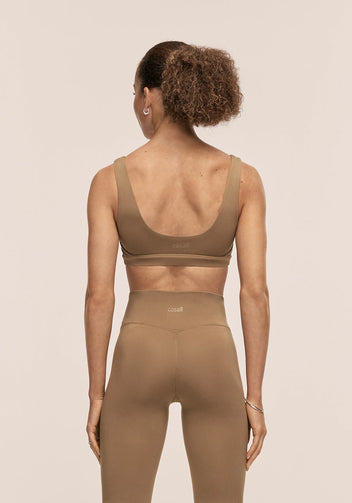 Casall Soft Touch Padded reggiseno sportivo khaki chiaro leggero