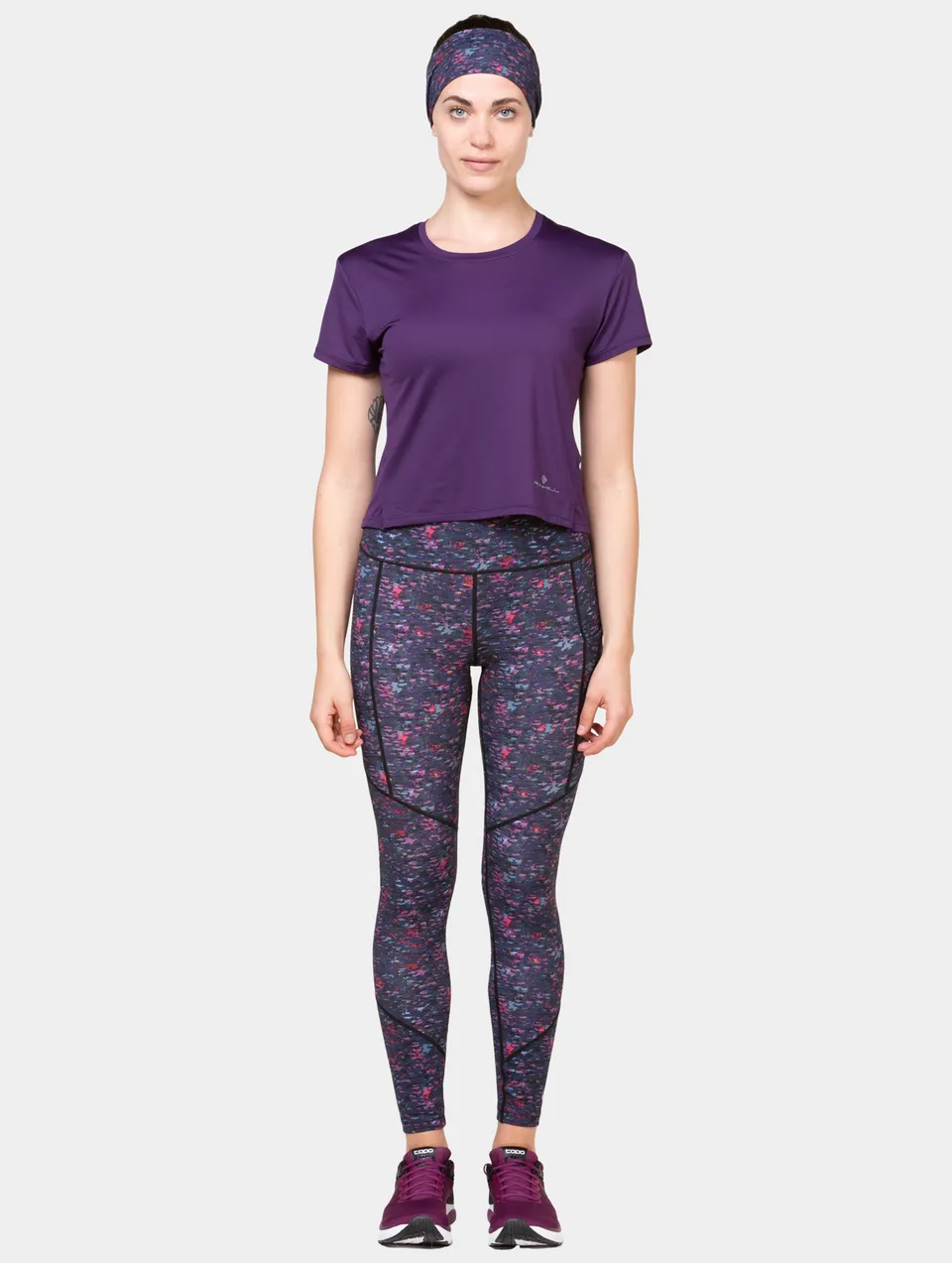 Ronhill Tech Tight leggings running donna haze elasticizzati