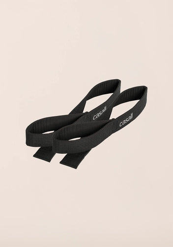 Casall Lifting Straps fasce palestra nere supporto polsi