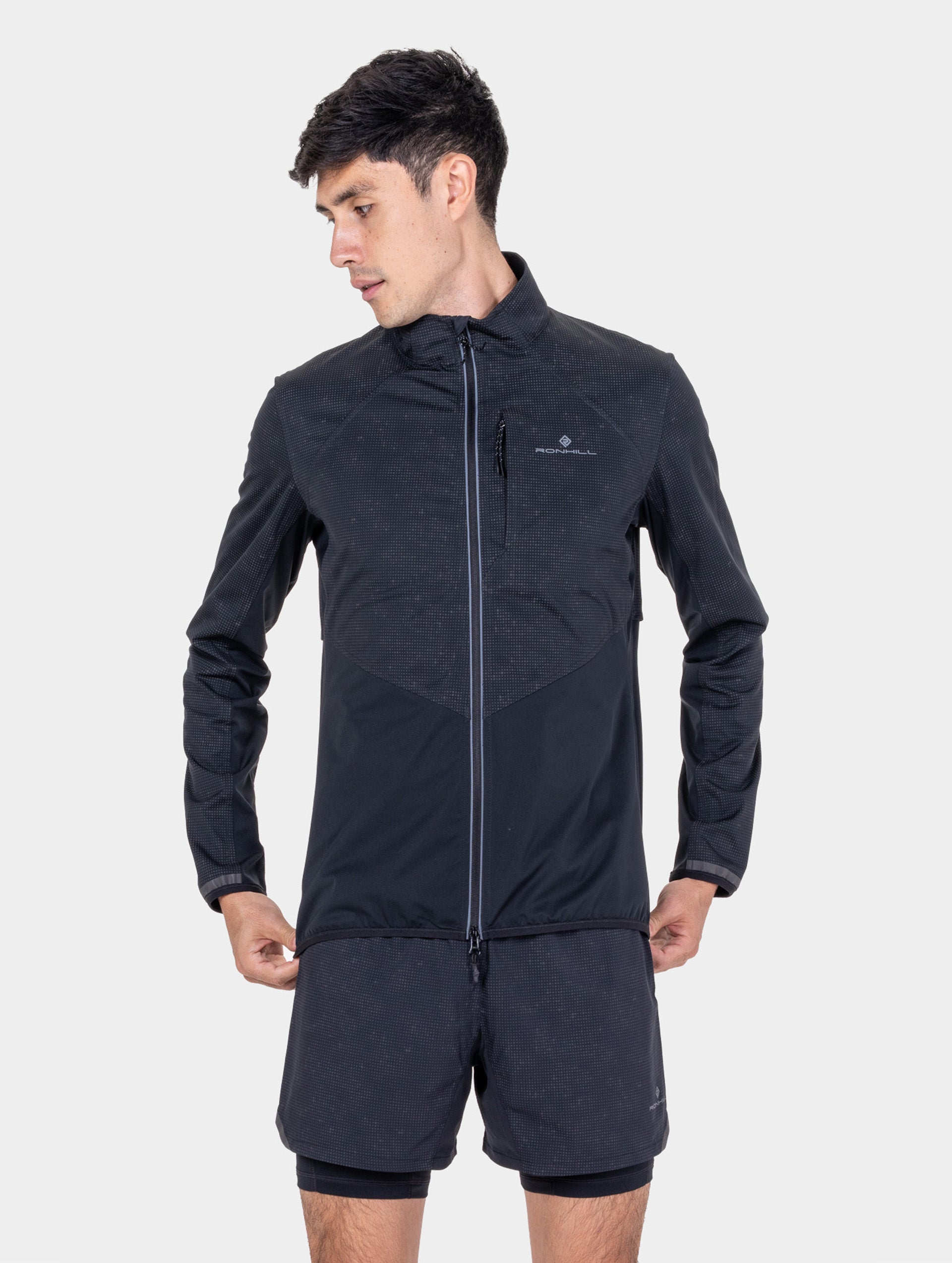 Ronhill Tech Reflect Lux Giacca Running Nera