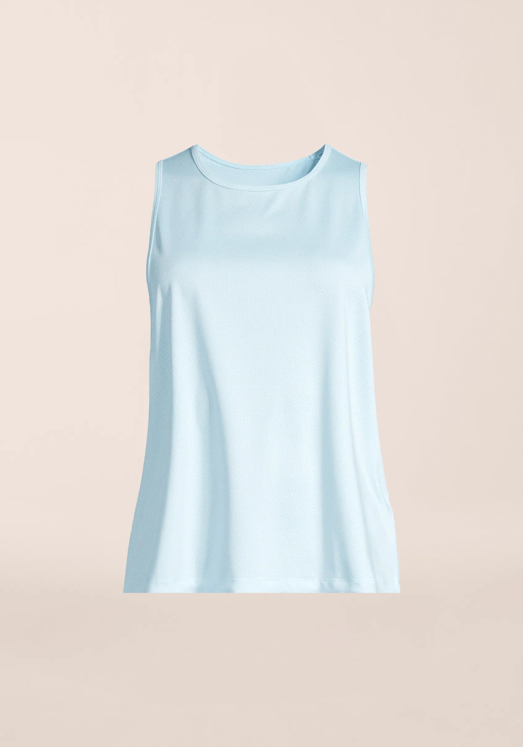 Casall Laser Mesh Flow Tank canotta sportiva azzurra mesh