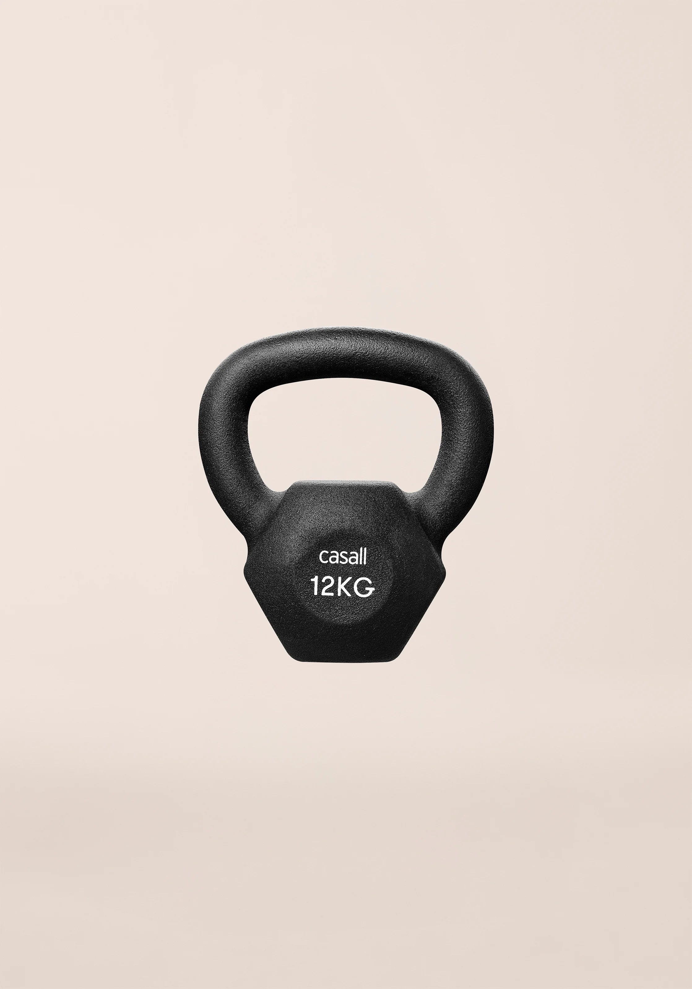 Casall Classic Kettlebell kettlebell 12 kg Nero in ferro