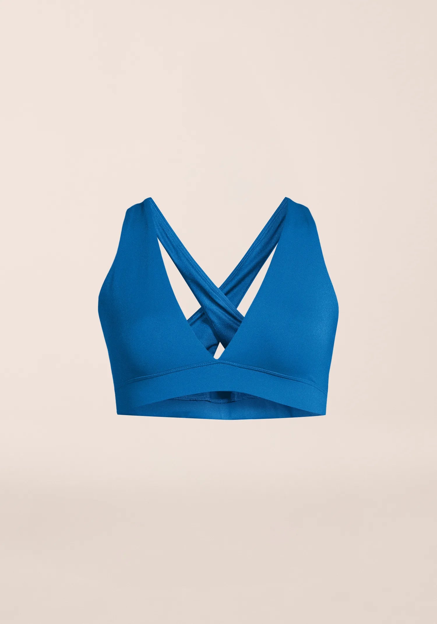 Casall V-Neck Crossback top bikini blu teal UV 50+