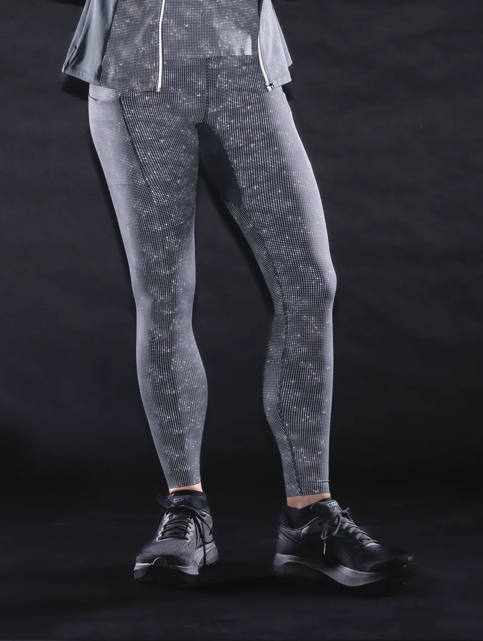 Ronhill Tech Reflect Lux tight running nero reflect