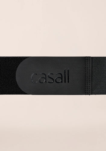 Casall Roll Up Strap cinghia tappetino yoga nera regolabile