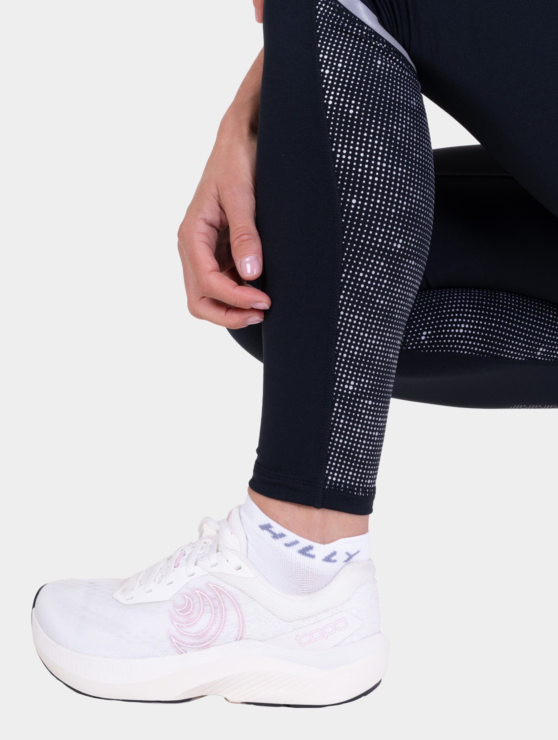 Ronhill Tech Reflect leggings running donna nero termico