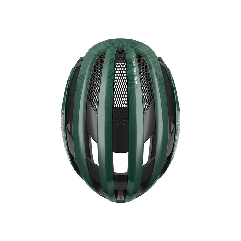 L'Eroica Airbreaker Casco Bici Tuscany Green Aerodinamico