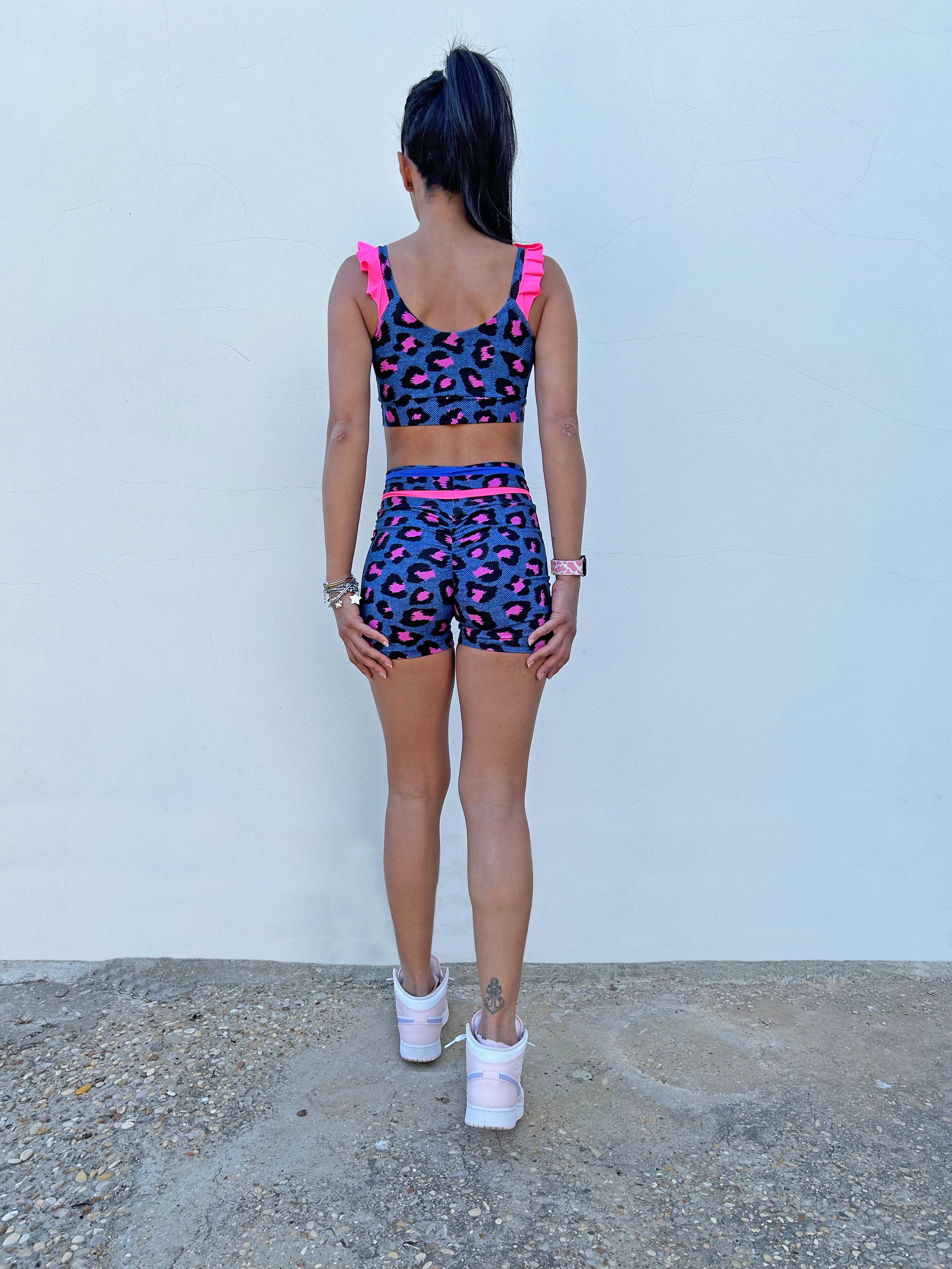 VB Elettra shorts sportivi push up elastici