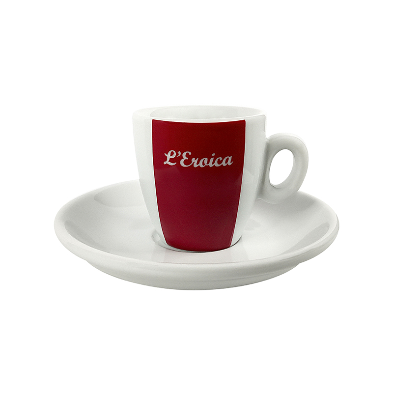 L'Eroica Tazzine Caffè con Piattino 2 pz Espresso