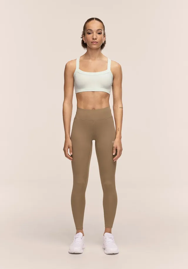 Casall Essential leggings Light Khaki con tasca