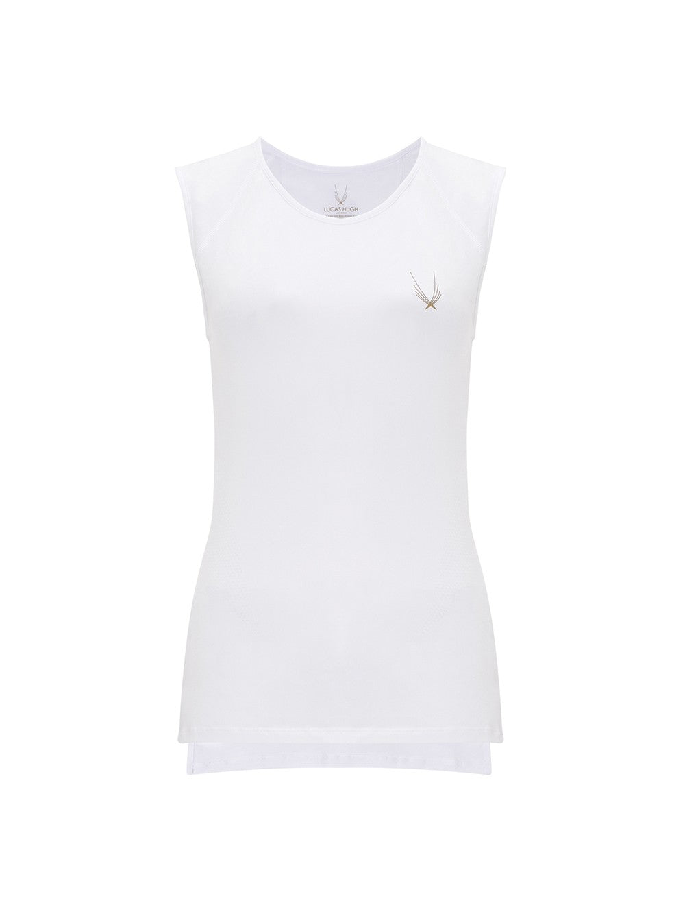 Lucas Hugh Technical Knit canotta bianca taglia L traspirante