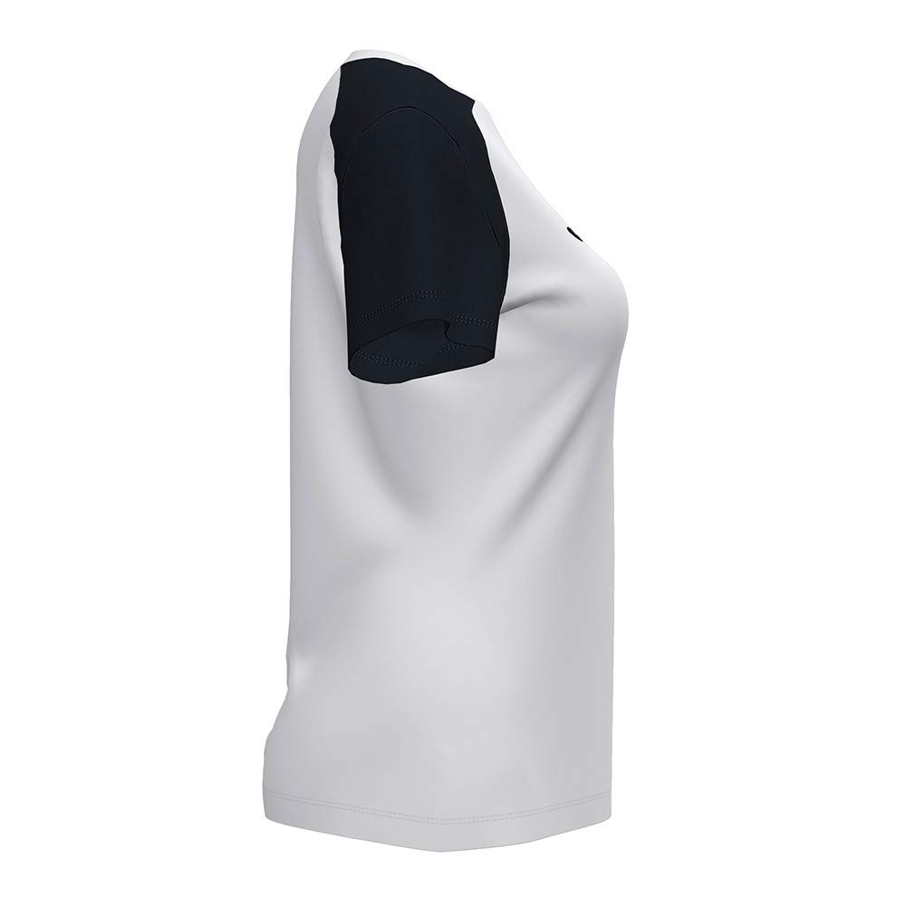 Joma Academy IV t-shirt donna M bianco nero traspirante