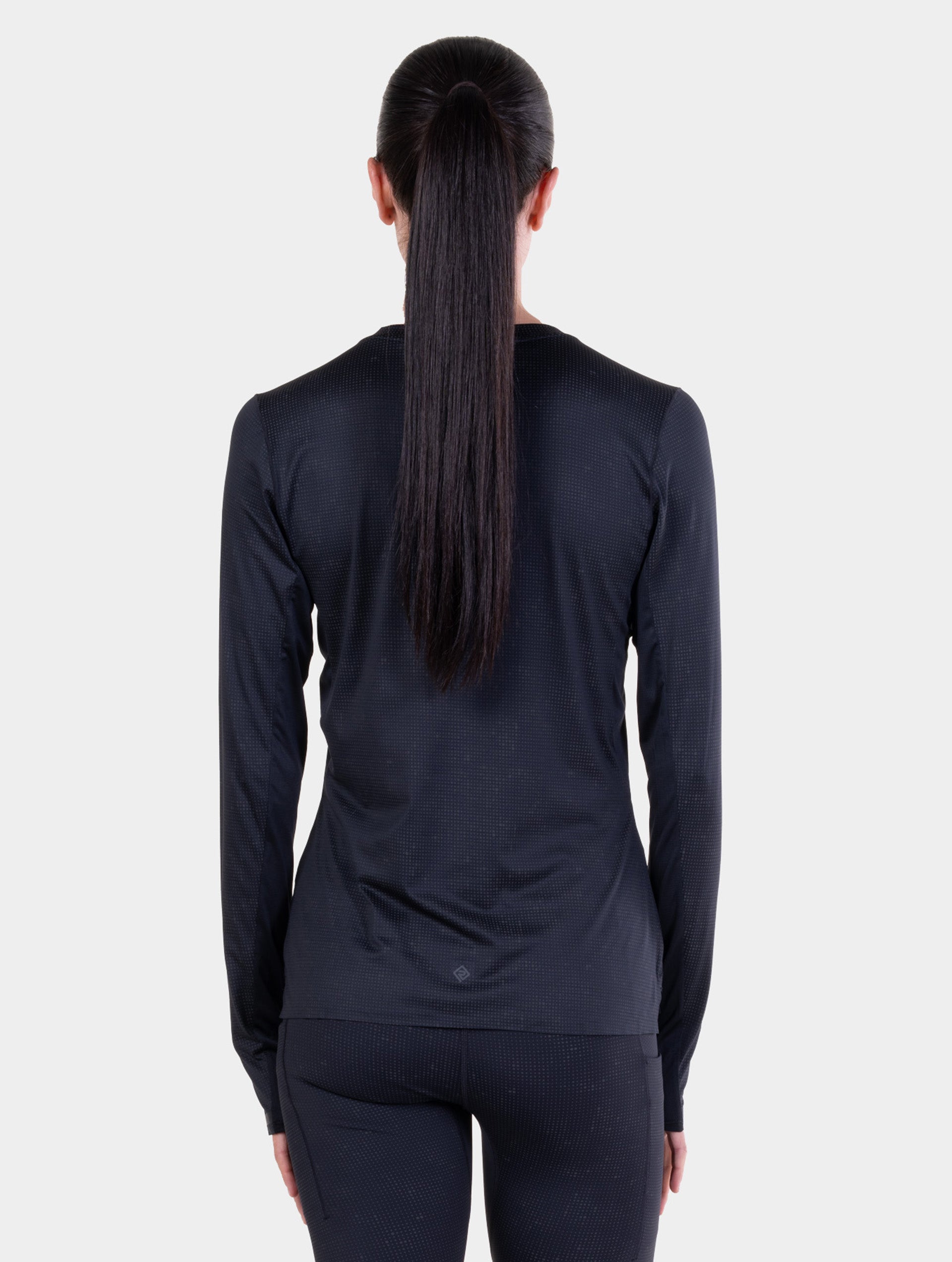 Ronhill Tech Reflect Lux maglia donna nera riflettente manica lunga