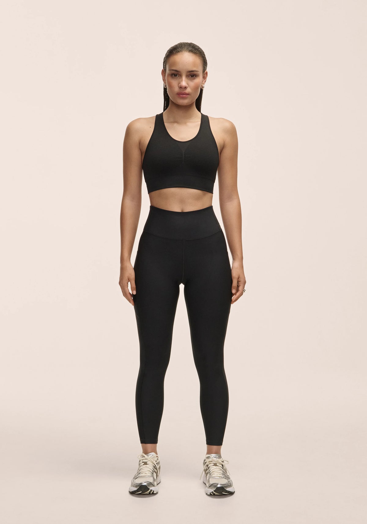 Casall Pure Pocket High Waist Tights leggings neri vita alta