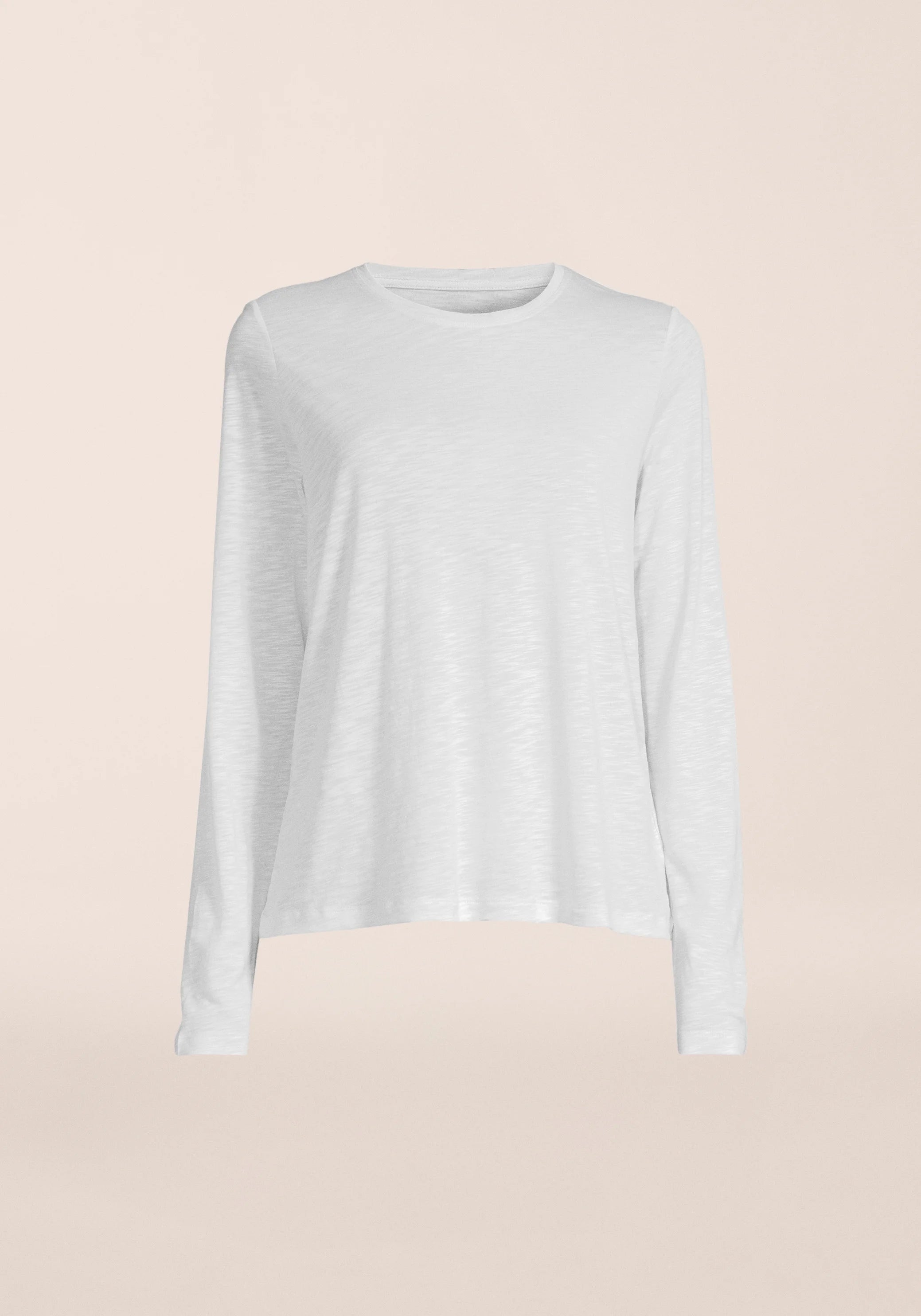 Casall Soft Texture Long Sleeve maglia bianca manica lunga