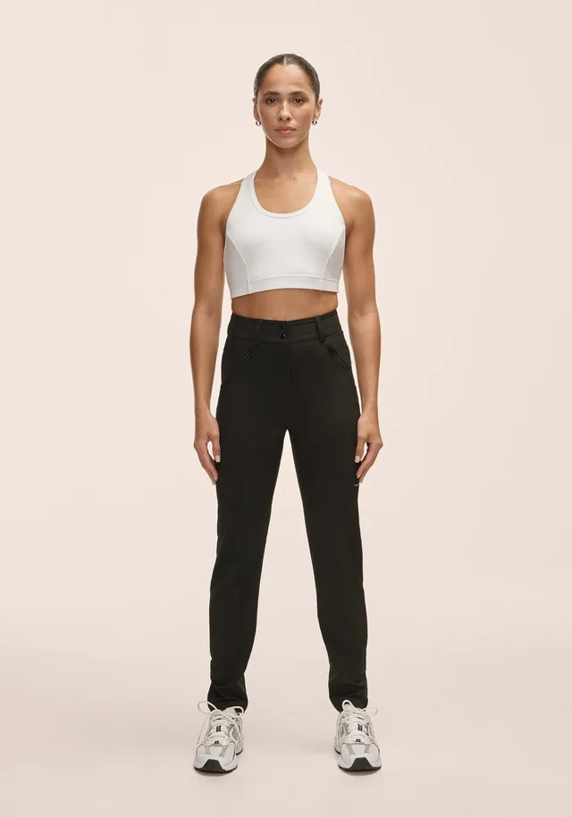 Casall Warm Active Pants pantalone outdoor nero idrorepellente