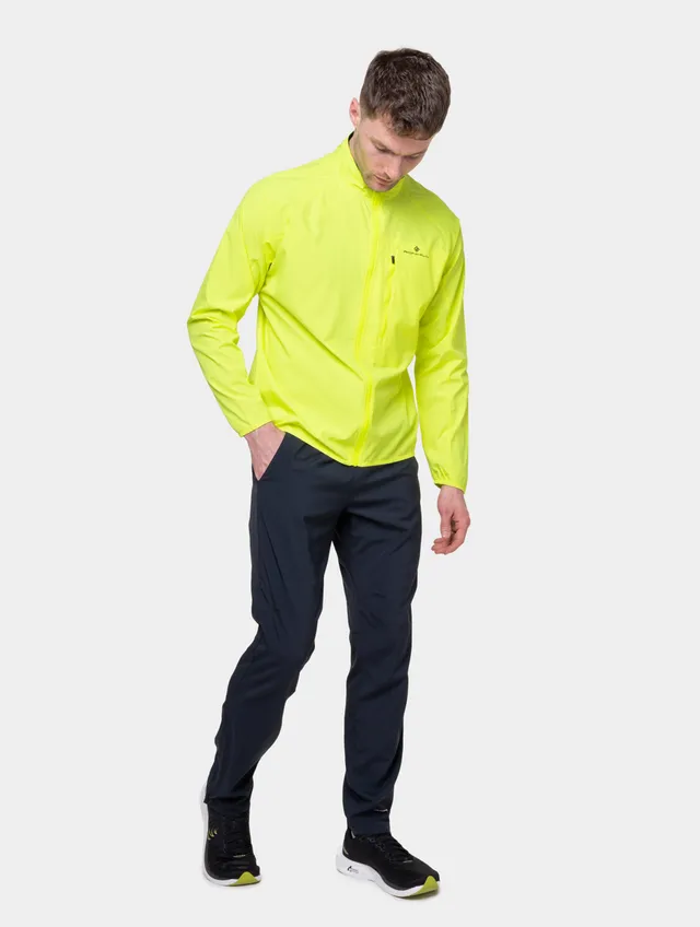 Ronhill Core giacca running uomo giallo fluo traspirante