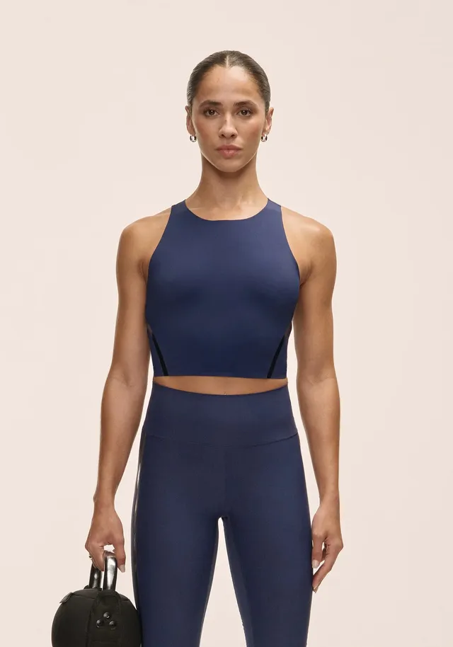 Casall Sculpture Top top sportivo blu fusion modellante