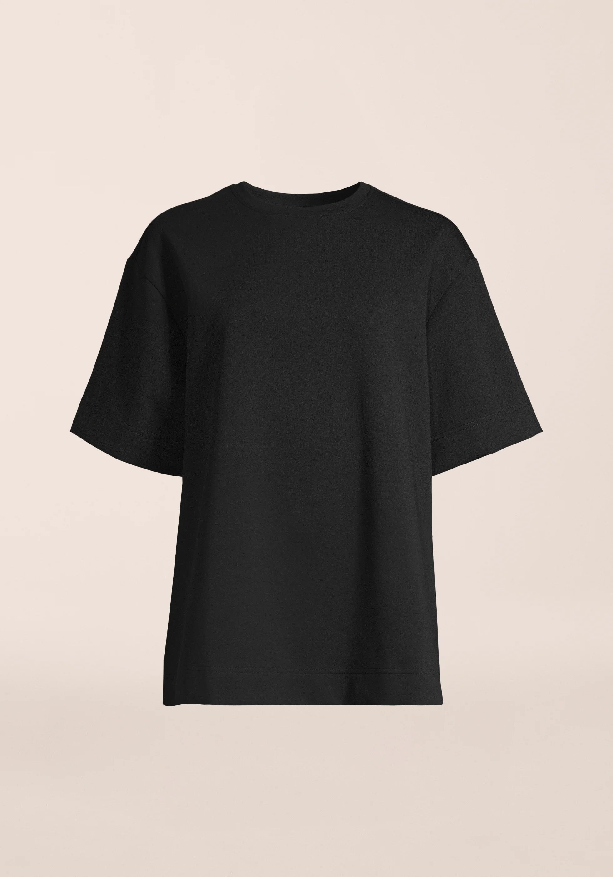 Casall Aria Oversize Tee t-shirt nera cotone riciclato