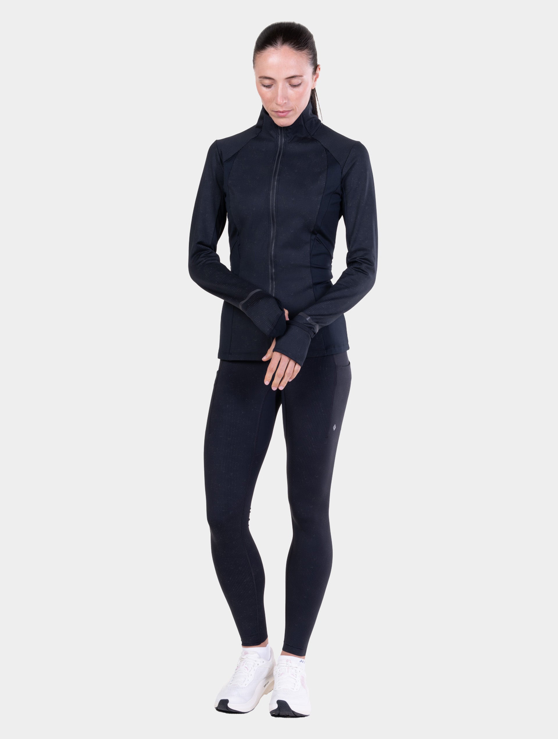 Ronhill Tech Reflect Lux giacca running donna nera termica