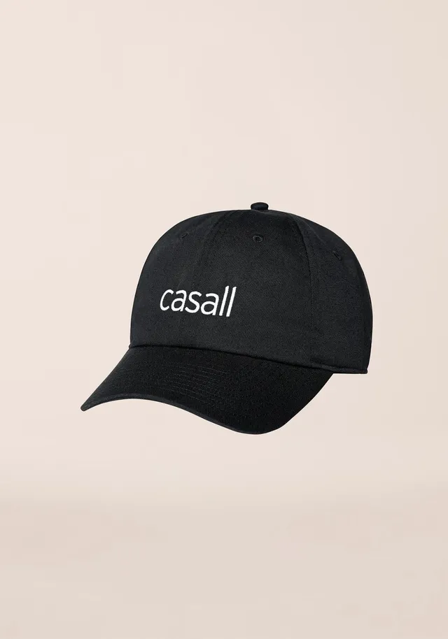 Casall Casual Logo Cap cappellino nero riciclato