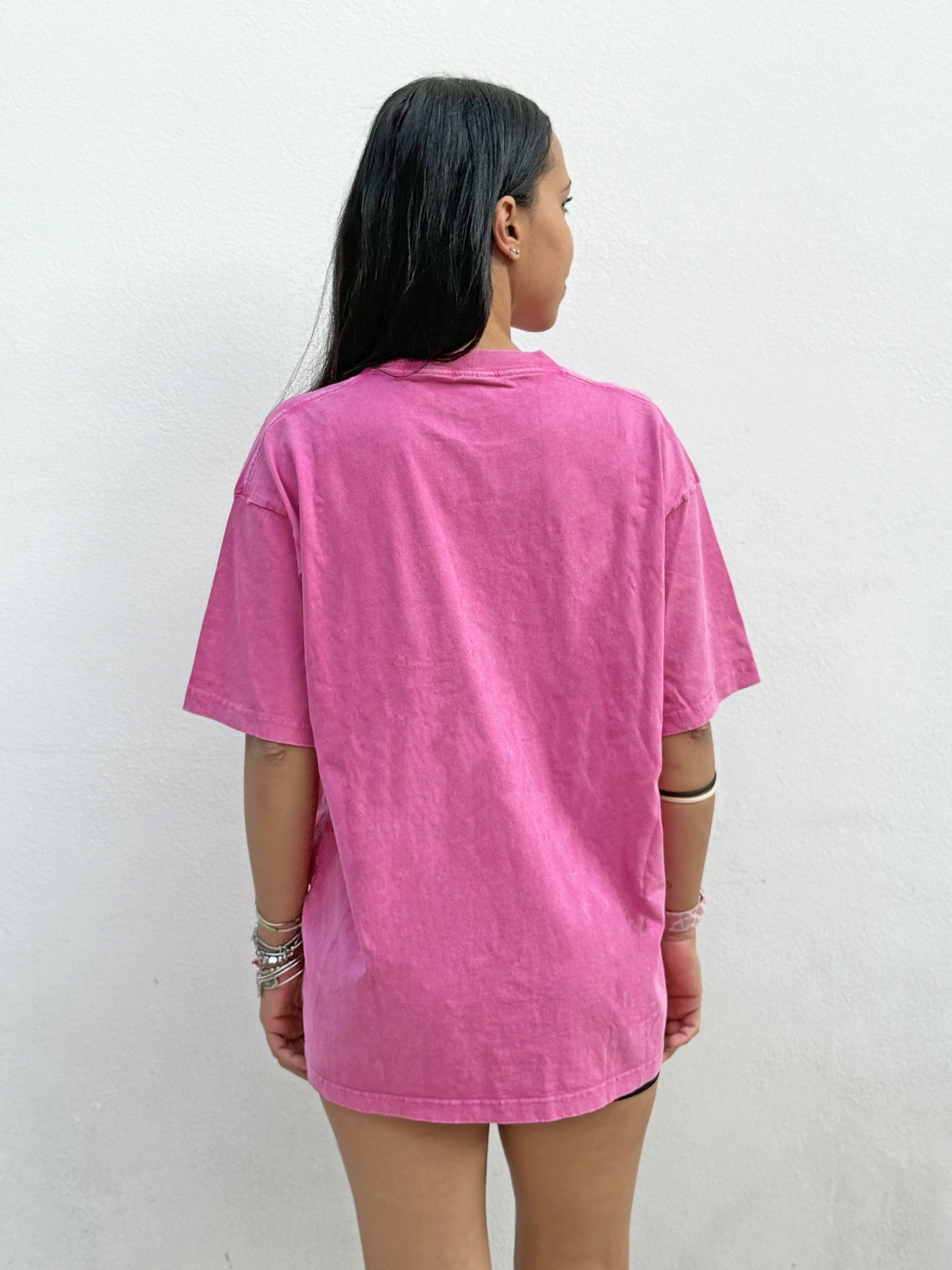 VB cover pump t-shirt oversize rosa cotone