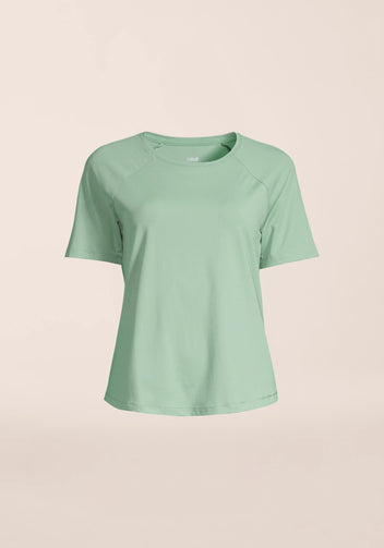 Casall Essential Tee t-shirt verde statue green tecnica