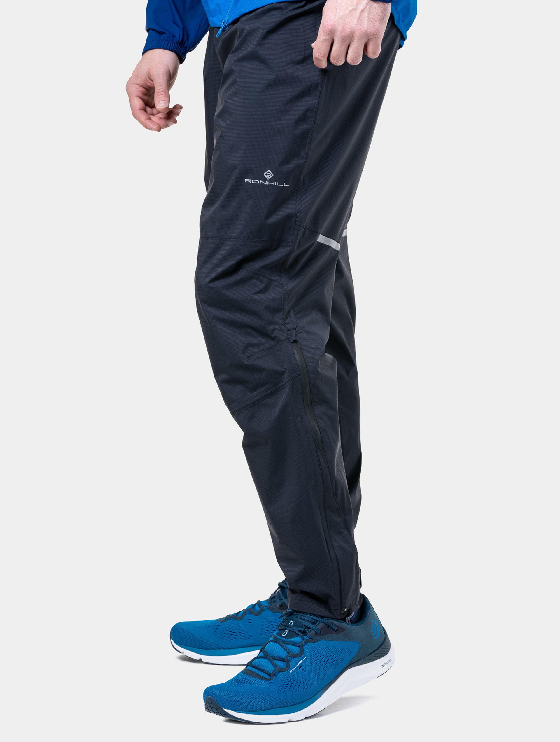 Ronhill Tech Storm pantalone running impermeabile nero