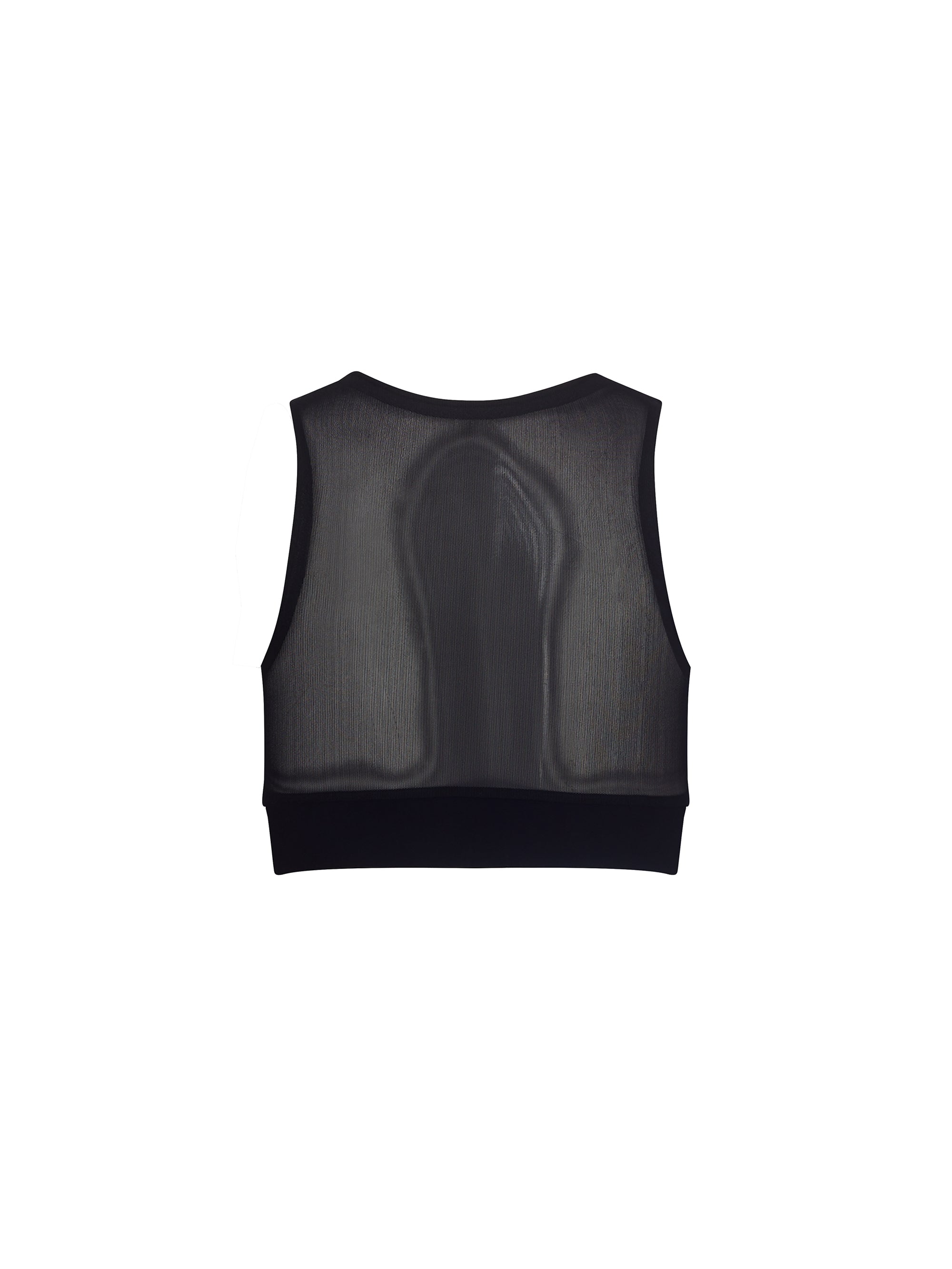 Lucas Hugh Odyssey Crop reggiseno sportivo nero multicolor