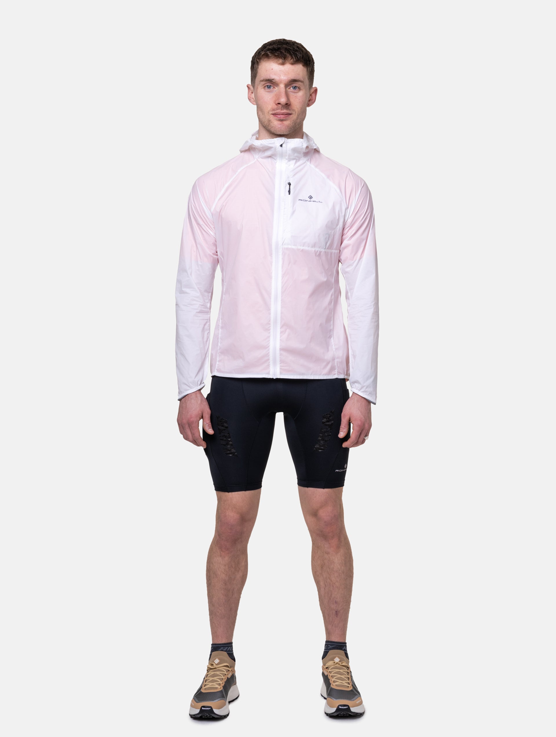 Ronhill Tech All-Terrain giacca running antivento bianca