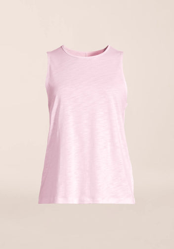 Casall Soft Texture Tank canotta lush pink in Tencel