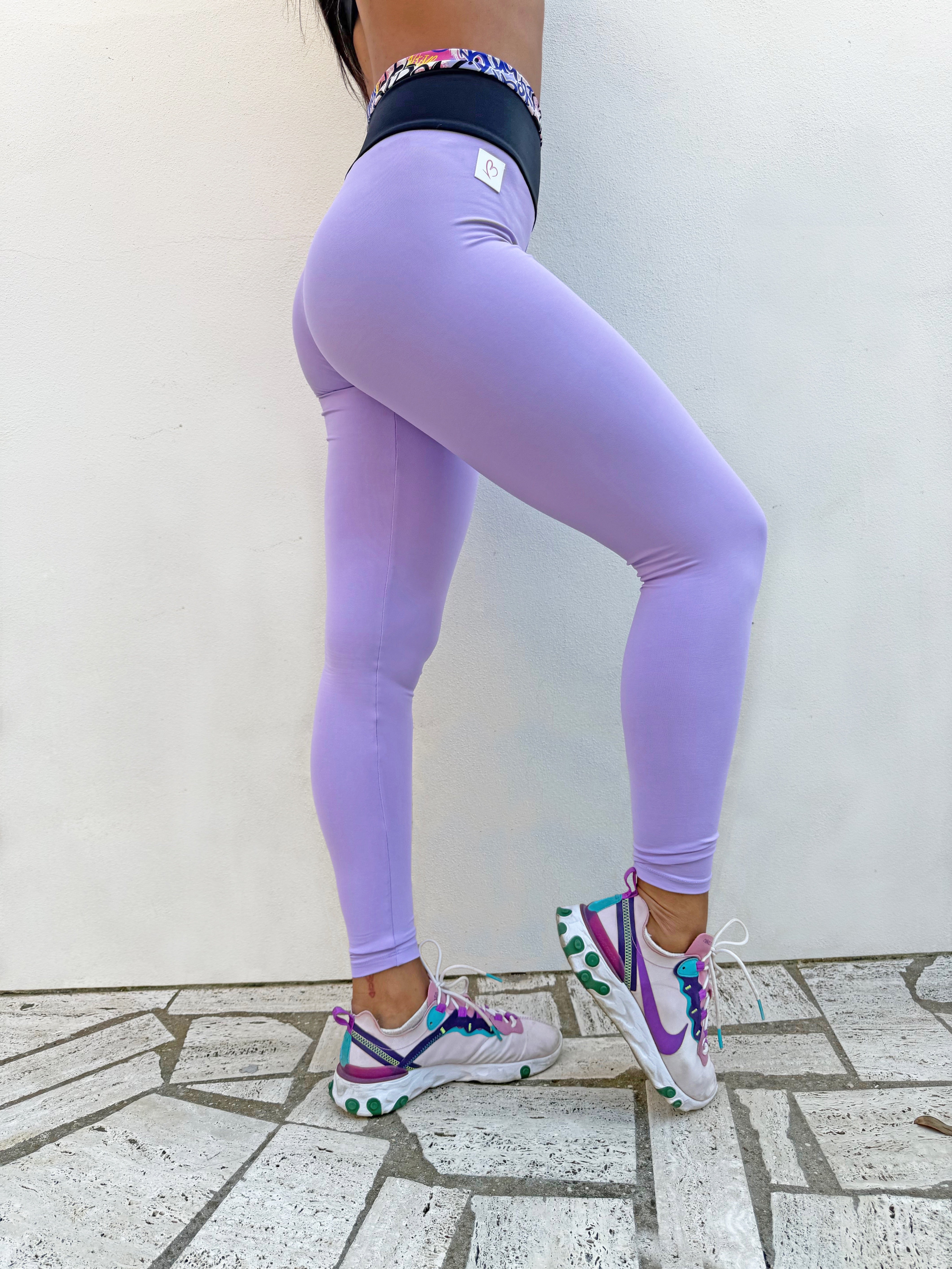 VB Murales leggings sportivi vita alta