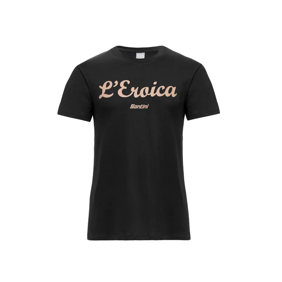 L'Eroica T-Shirt nera in cotone