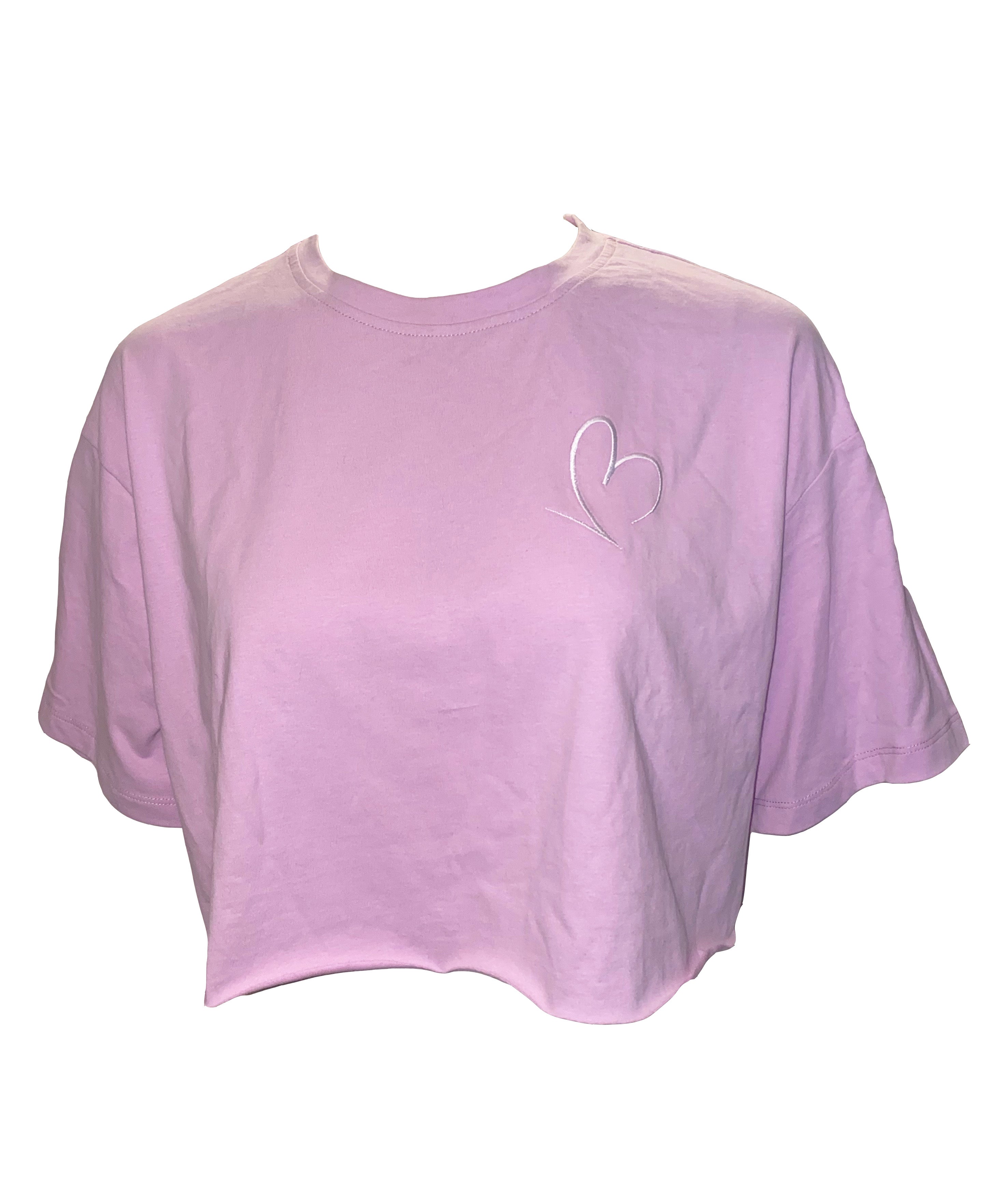 VB Crop t-shirt in cotone vestibilità over