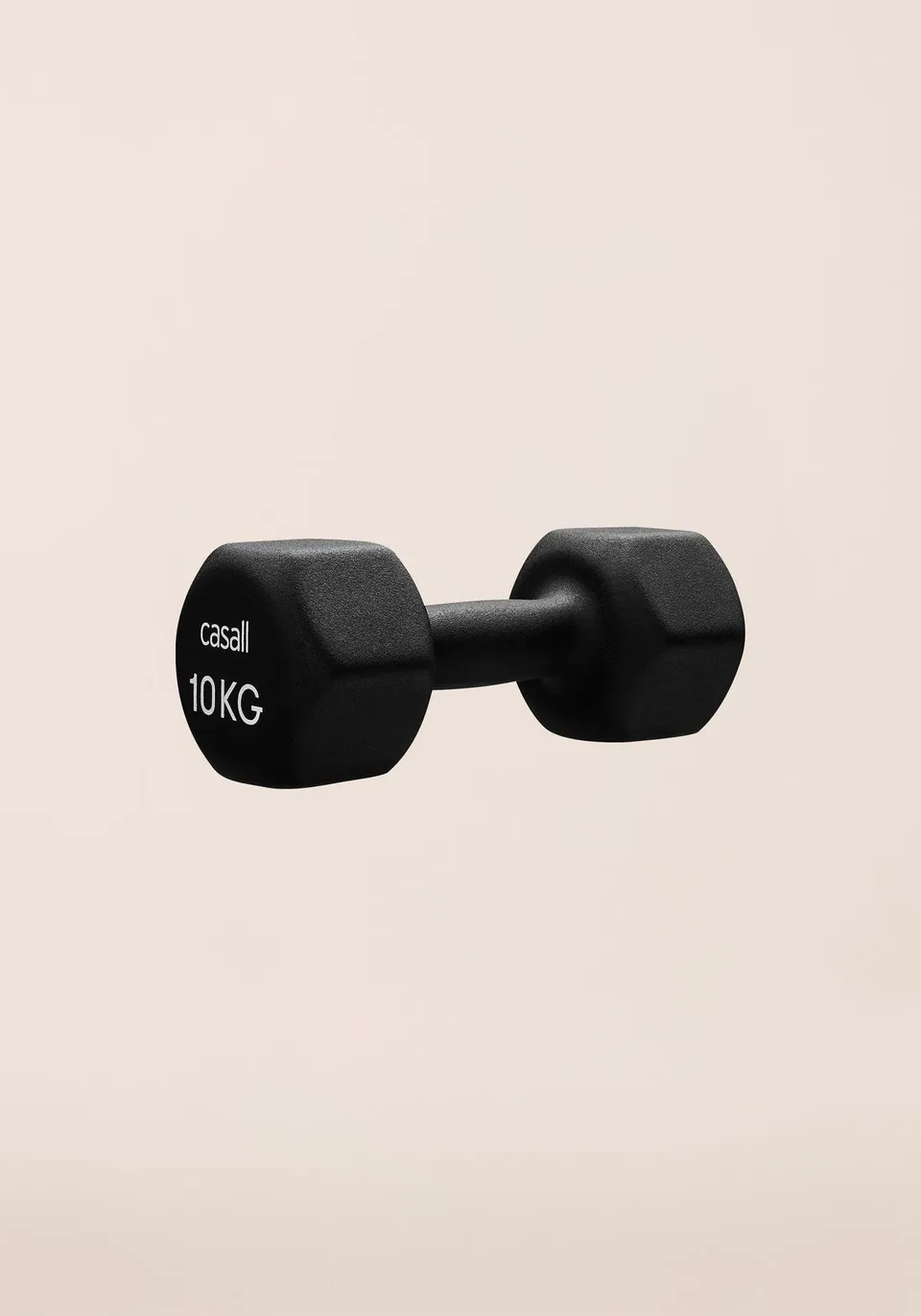 Casall Classic Dumbbell manubrio 10 kg nero/bianco