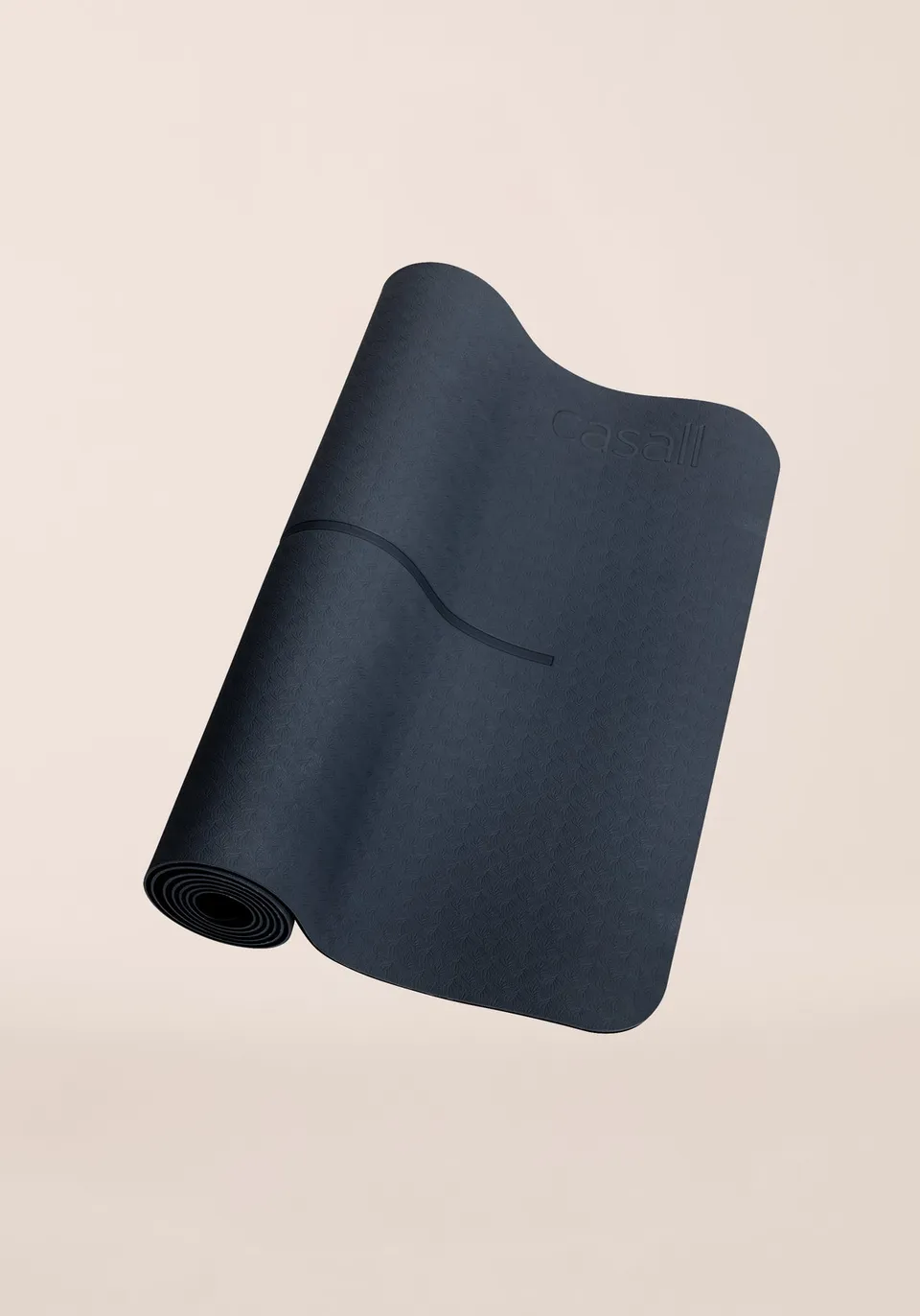 Casall Yoga Mat Position tappetino yoga 4 mm Blue Shadow