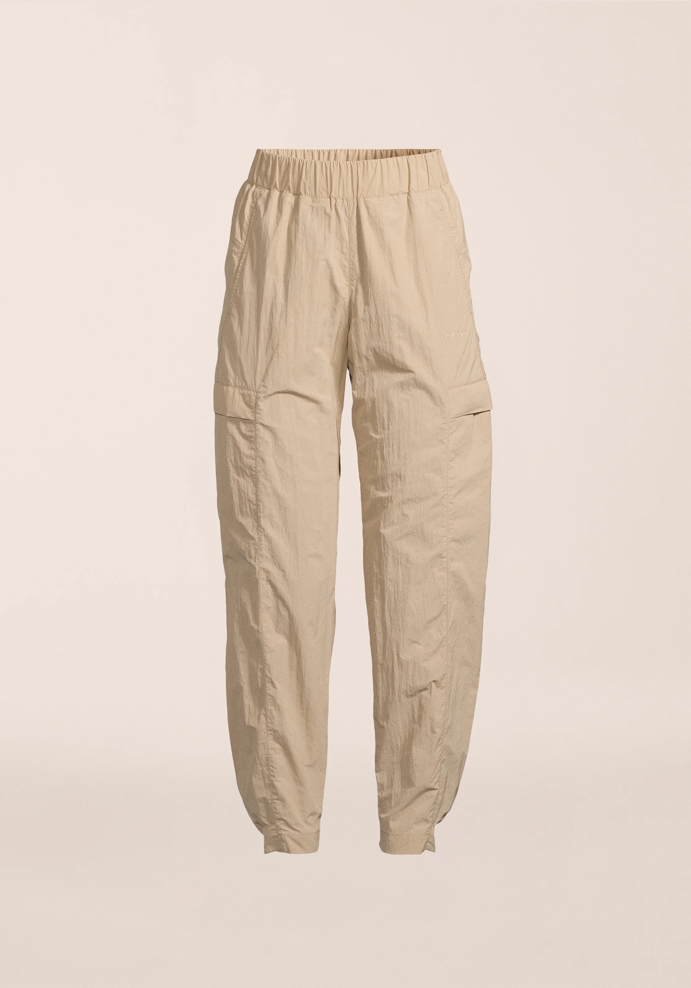 Casall Active Adjustable Track Pants beige outdoor