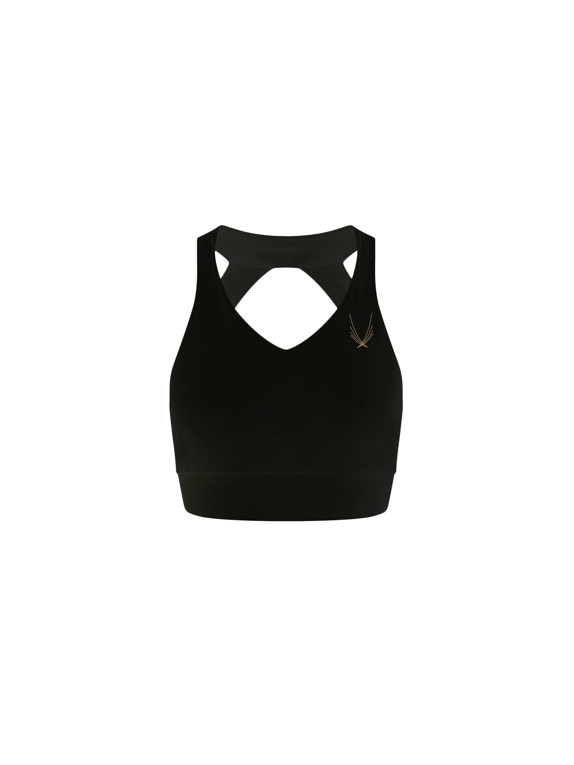 Lucas Hugh Dynamo reggiseno sportivo nero traspirante