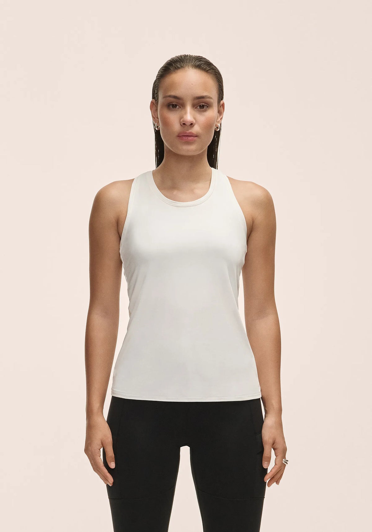 Casall Essential Racerback canotta bianca palestra