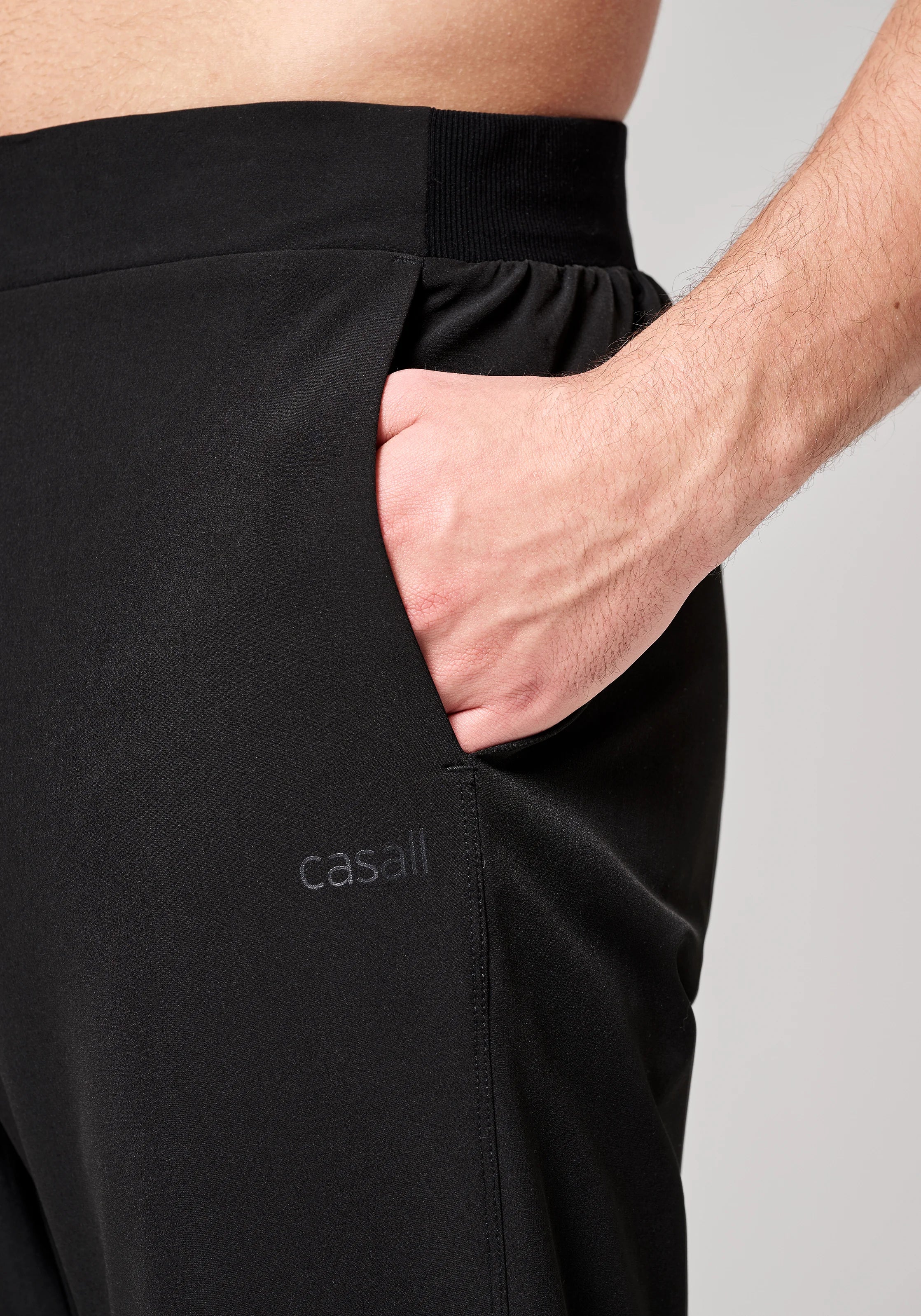 Casall M Slim Woven Pants pantaloni neri slim fit
